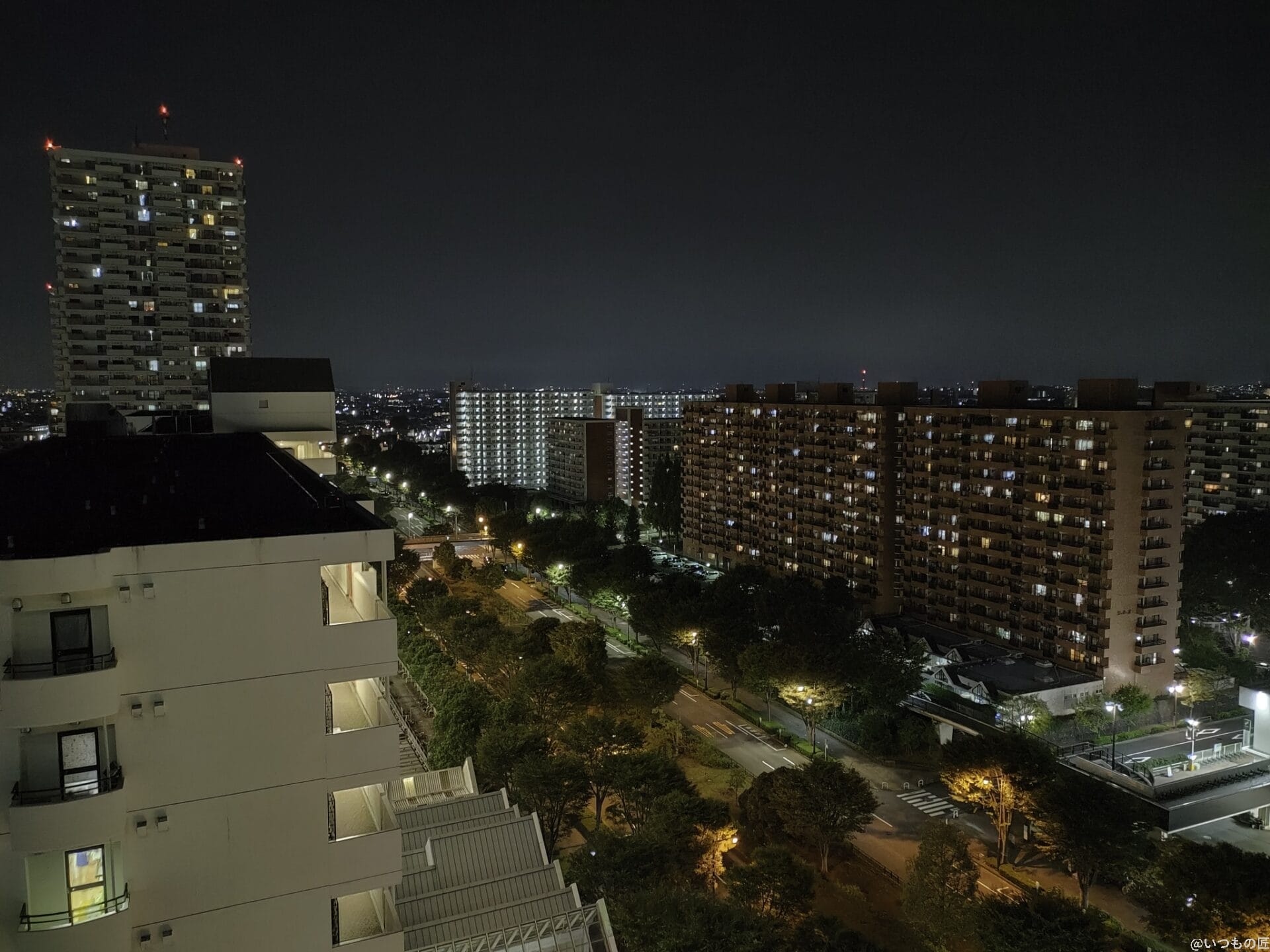 OPPO Reno5A 夜景モード 等倍