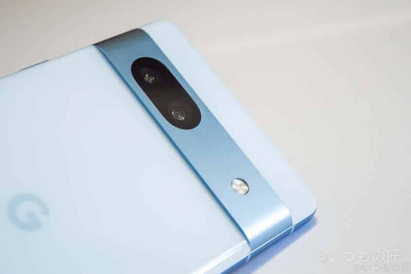 Google Pixel 7a カメラバーはアルミ素材