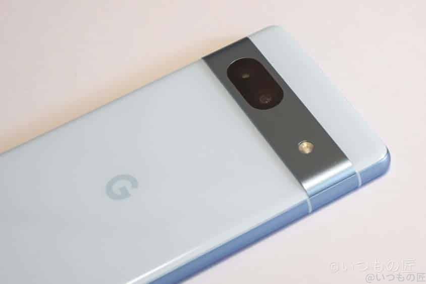 Google Pixel 7a 素材はアルミとガラスを使用