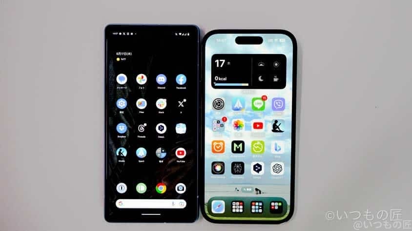 Google Pixel 7aはiPhone14 Proと遜色ない画面のきれいさ