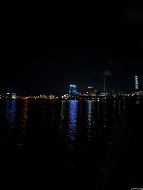 Google Pixel 9 Pro XL カメラ Google Pixel 9 Pro XL の通常モードでズーム撮影した夜景写真