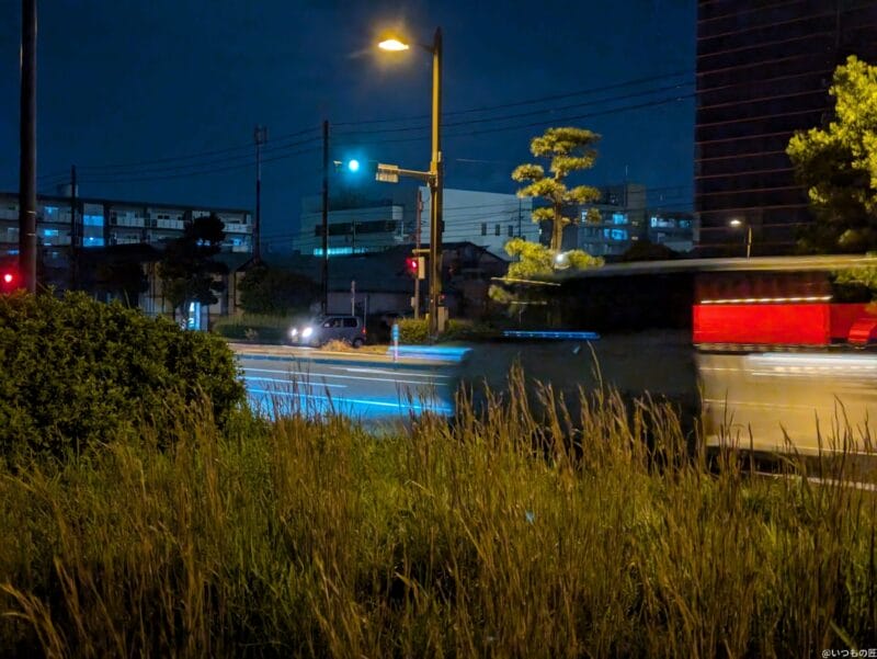 Google Pixel 8a カメラ Google Pixel 8aの通常モードで夜間撮影した写真