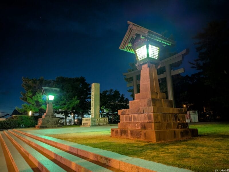 google pixel 9 pro fold の夜景モードで撮影した夜景写真 | モバイル比較レビュー.jp Google Pixel 9 Pro Fold カメラ Google Pixel 9 Pro Fold の夜景モードで撮影した夜景写真