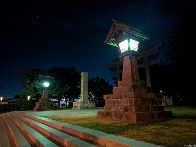 Google Pixel 9 Pro Fold カメラ Google Pixel 9 Pro Fold の通常モードで撮影した夜景写真