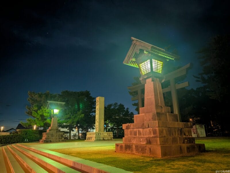 google pixel 9 pro の夜景モードで撮影した夜景写真 | モバイル比較レビュー.jp Google Pixel 9 Pro Fold カメラ Google Pixel 9 Pro の夜景モードで撮影した夜景写真