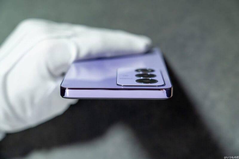 OPPO A3 5G レビュー OPPO A3 5G 本体の上側面のイメージ図