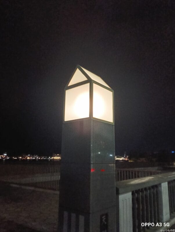 OPPO A3 5G カメラ OPPO A3 5G カメラで撮影した夜景写真