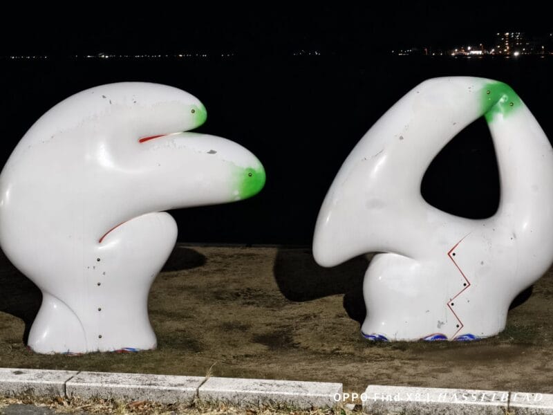 OPPO Find X8 カメラ OPPO Find X8でズーム撮影した夜景写真