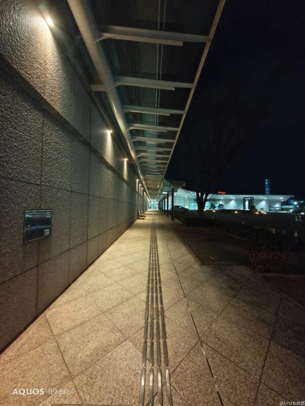 AQUOS R9 pro カメラ AQUOS R9 proで暗所撮影した風景写真