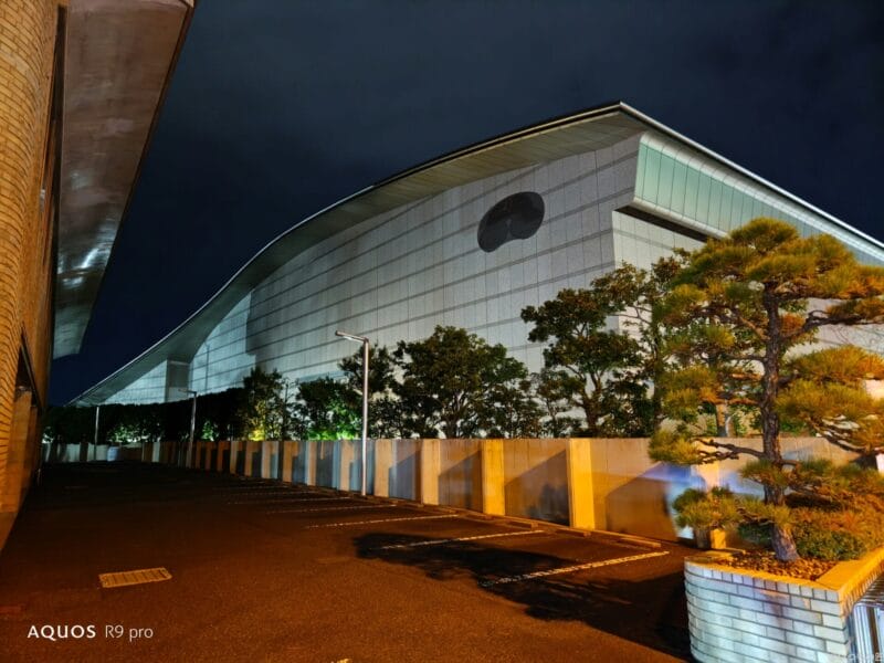 AQUOS R9 pro カメラ AQUOS R9 proで暗所撮影した風景写真
