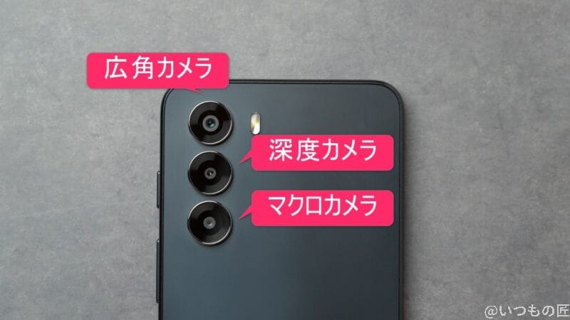 nubia S 5G カメラ nubia S 5G リアカメラのイメージ図