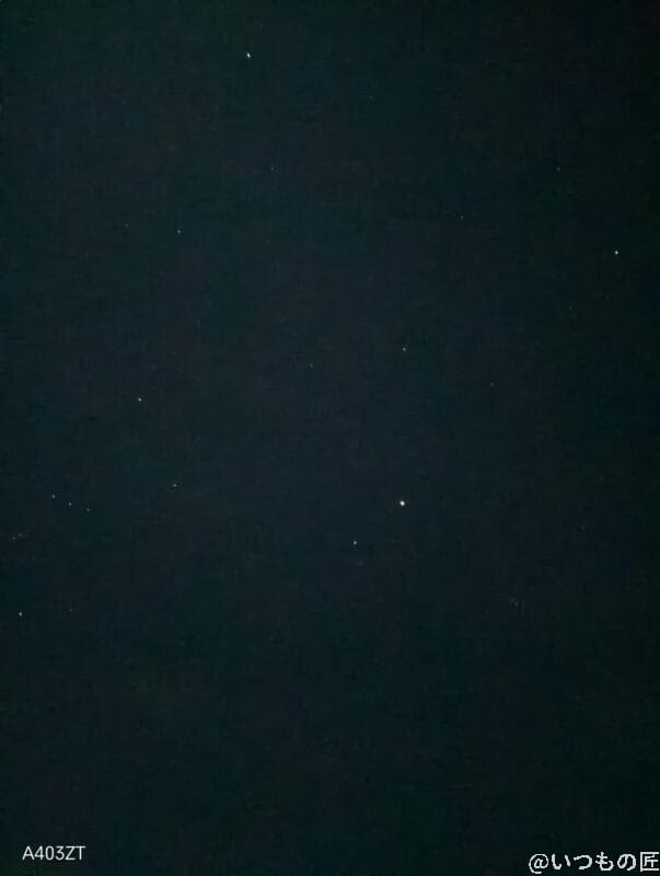 nubia Flip 2 カメラ nubia S 5Gのナイトモードで撮影した風景写真