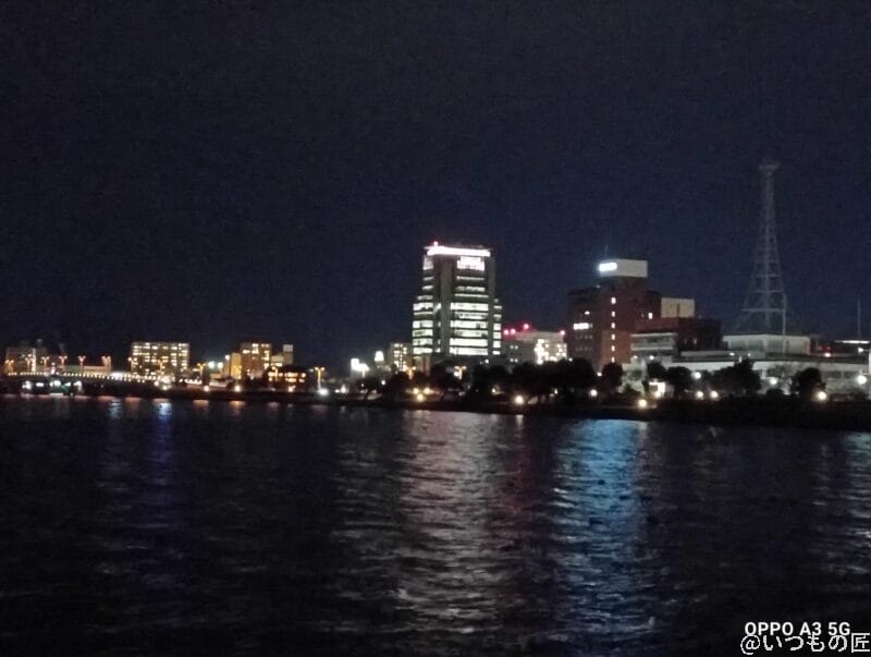 Galaxy A25 5G カメラ OPPO A3 5Gでズーム撮影した写真