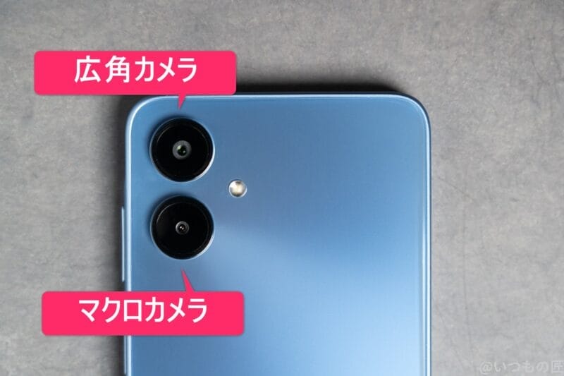 Galaxy A25 5G カメラ リカメラ部のイメージ図
