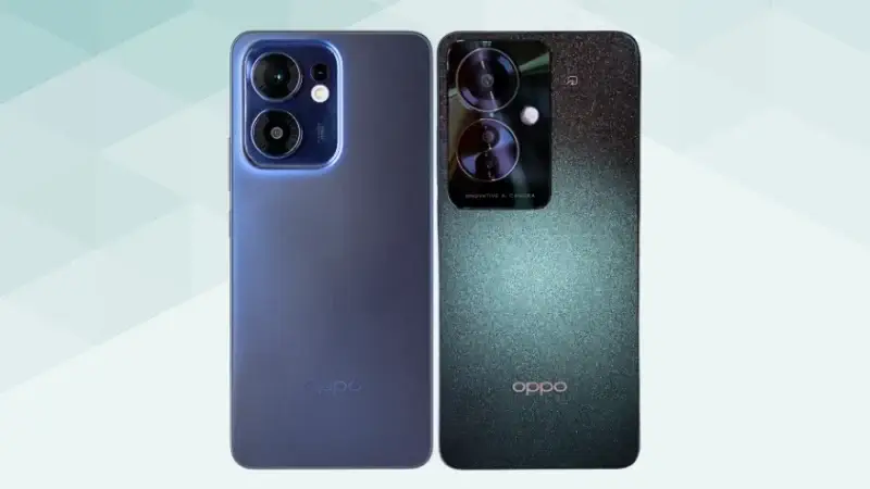 oppo reno13 aとoppo reno11 aの比較 背面デザイン イメージ画像 | モバイル比較レビュー.jp OPPO Reno13 AとOPPO Reno11 Aの比較 背面デザイン