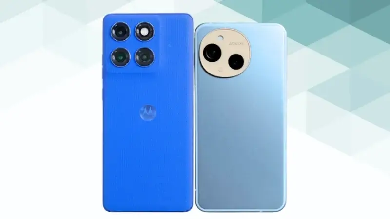 motorola edge 60 proとaquos sense9の比較 背面デザイン イメージ画像 | モバイル比較レビュー.jp motorola edge 60 proとAQUOS sense9の比較 背面デザイン