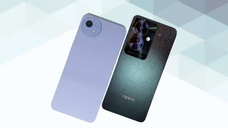 AQUOS wish5とOPPO Reno11 Aの比較 背面デザイン