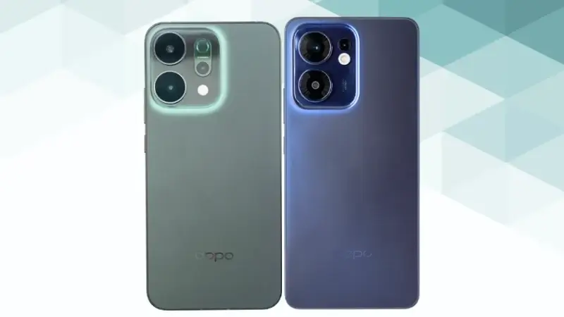 oppo reno14 5gとoppo reno13 aの比較 背面デザイン イメージ画像 | モバイル比較レビュー.jp OPPO Reno14 5GとOPPO Reno13 Aの比較 背面デザイン