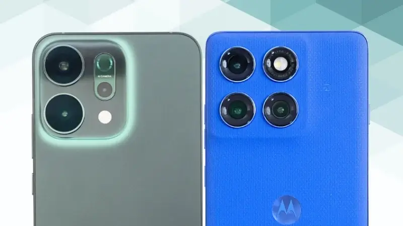 oppo reno14 5gとmotorola edge 60 proの比較 カメラデザイン イメージ画像 | モバイル比較レビュー.jp OPPO Reno14 5Gとmotorola edge 60 proの比較 カメラデザイン