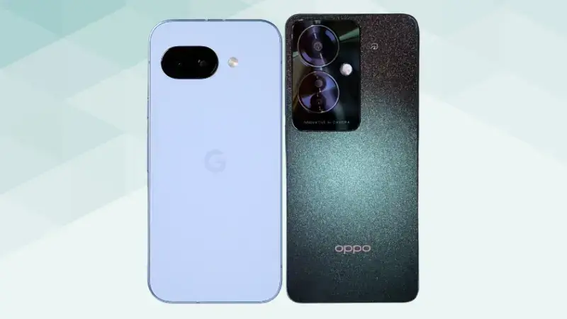 Google Pixel 9aとOPPO Reno11 Aの比較 比較 背面デザイン