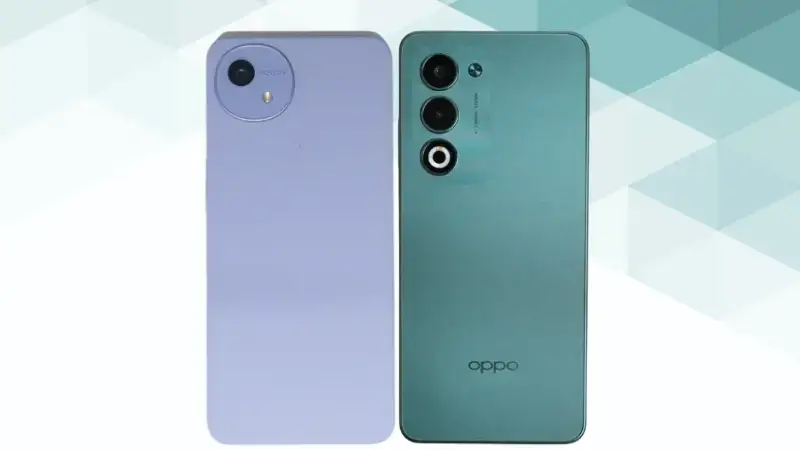 AQUOS wish5とOPPO A5 5Gの比較 背面デザイン イメージ画像