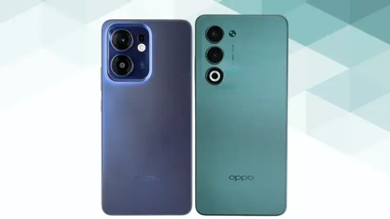 OPPO Reno13 Aと OPPO A5 5Gの比較 背面デザイン