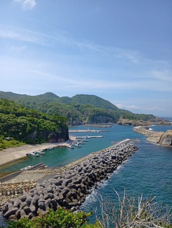 AQUOS wish5 レビュー 晴天下に広がる青い海
