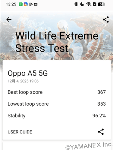 oppo a5 5g 3d markによるwild life extremeのベンチマークの最高スコア | モバイル比較レビュー.jp OPPO A5 5G 3D MarkによるWild Life Extremeのベンチマークの最高スコア