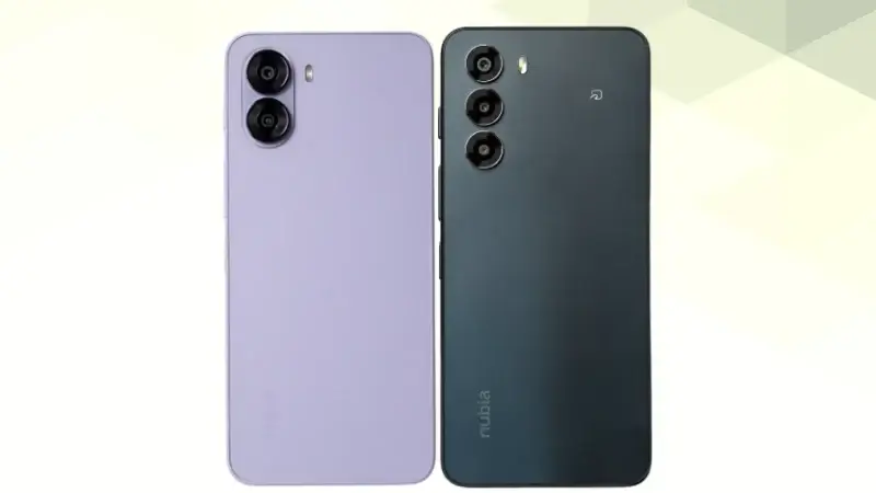 nubia S2とnubia S 5Gの違い 背面デザイン