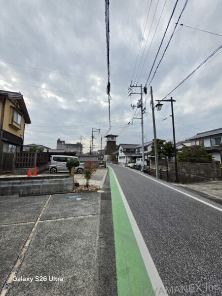 Galaxy S26 カメラ 木造建築をズーム撮影