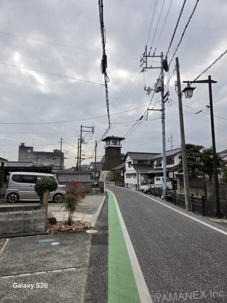 Galaxy S26 カメラ 木造建築をズーム撮影