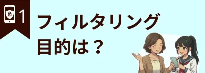 フィルタリング 目的