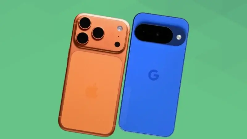 iPhone17 ProとGoogle Pixel 10を比較して違いを解説|どっちを買うべき? 4 iPhone17 ProとGoogle Pixel 10の比較 背面デザイン 斜め