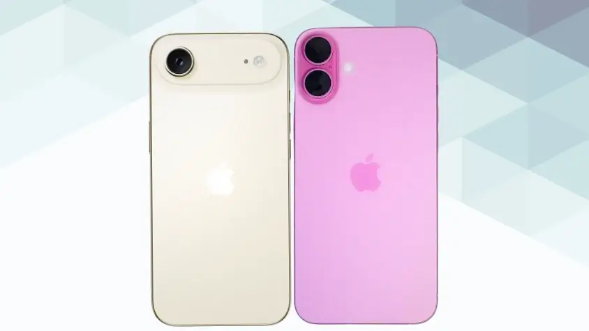iPhone AirとiPhone16 Plusの違いを徹底比較!薄型になるデメリットは? 2 iPhone AirとiPhone16 Plusの比較 背面デザイン