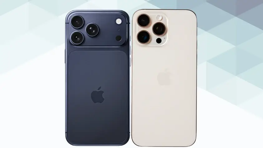 iPhone17 Pro MaxとiPhone16 Pro Maxの違いを徹底比較!プロ向けモデルの進化点を紹介 2 iPhone17 Pro MaxとiPhone16 Pro Maxの比較 背面デザイン