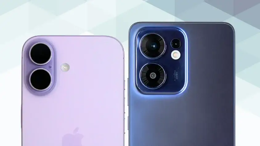 iPhone17とOPPO Reno13 Aの違いを徹底比較!格安人気Renoシリーズとの違いは? 12 iPhone17とOPPO Reno13 Aの比較 カメラデザイン