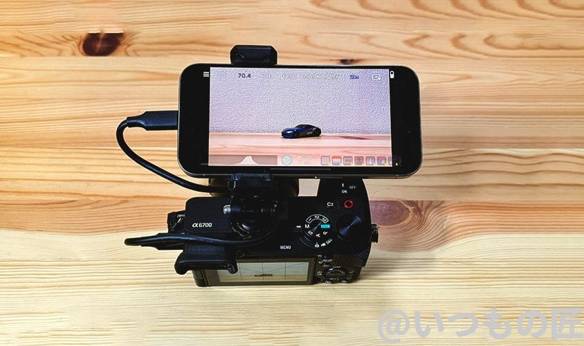 iPhone15に接続できるUSB-Cデバイスはどれ?40種類で徹底調査した結果を公開 21 iPhone15 Pro/Pro Max USB-C Monitor+ SONY α6700