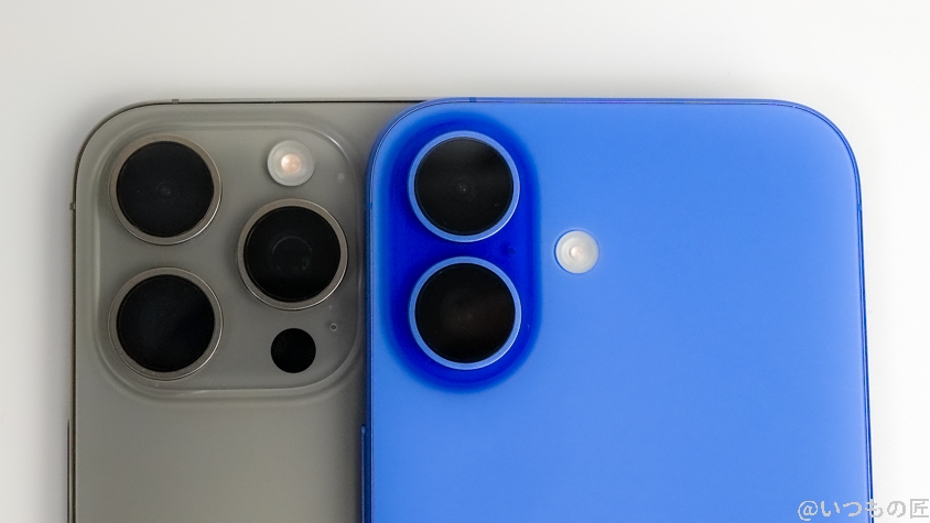 iPhone16・16 Pro実機比較:違いと選び方徹底解説 9 iPhone16とiPhone16 Proの違い比較
カメラ、ビデオ機能を比較