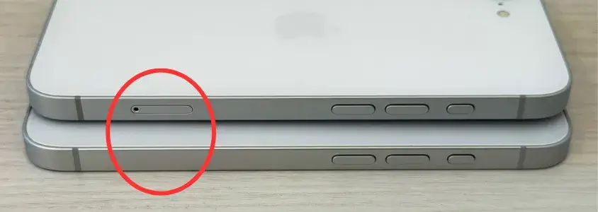 iPhone17eの実機レビュー|子供の初めてスマホにも最適な入門機の実力を徹底検証【随時更新】 13 iPhone17eとiPhone16eの違い SIMスロットの有無