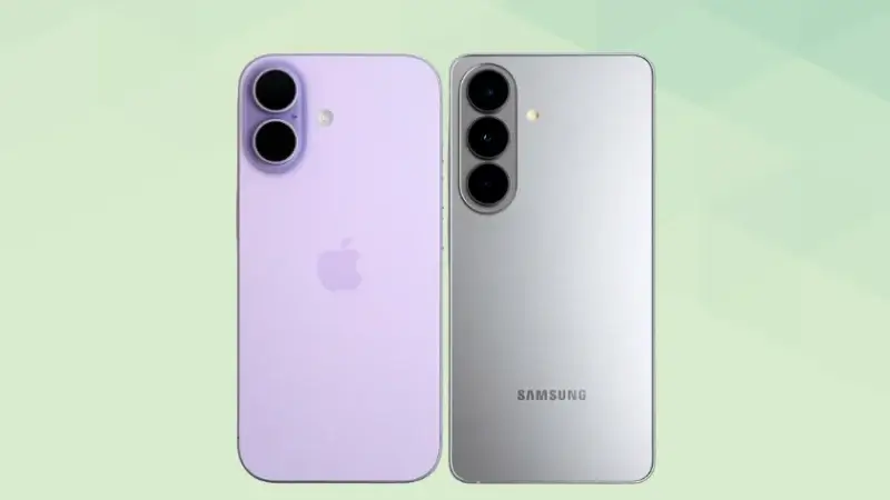 iPhone17とGalaxy S26を比較して違いを解説|どっちを買うべき? 2 iPhone17とGalaxy S26比較 背面デザイン