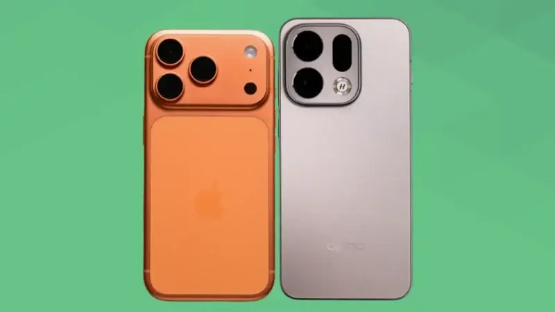 iPhone17 ProとOPPO Find X9と比較 背面デザイン